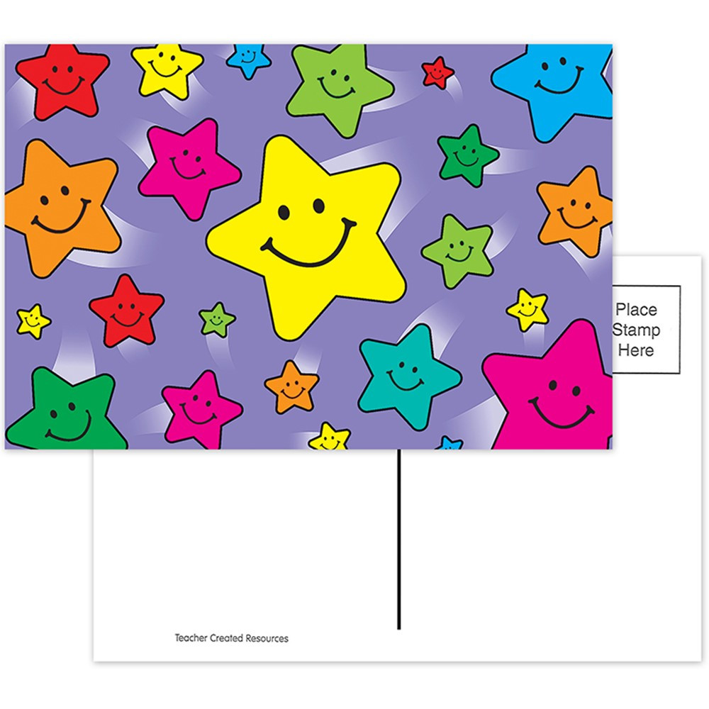 TCR1972 - Happy Stars Postcards 30Pk in Postcards & Pads