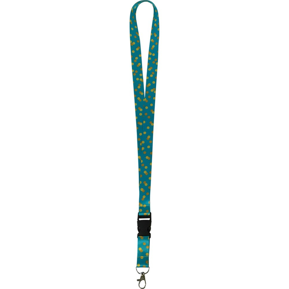 Teal Confetti Lanyard - TCR20349 | Teacher Created Resources | Accessories