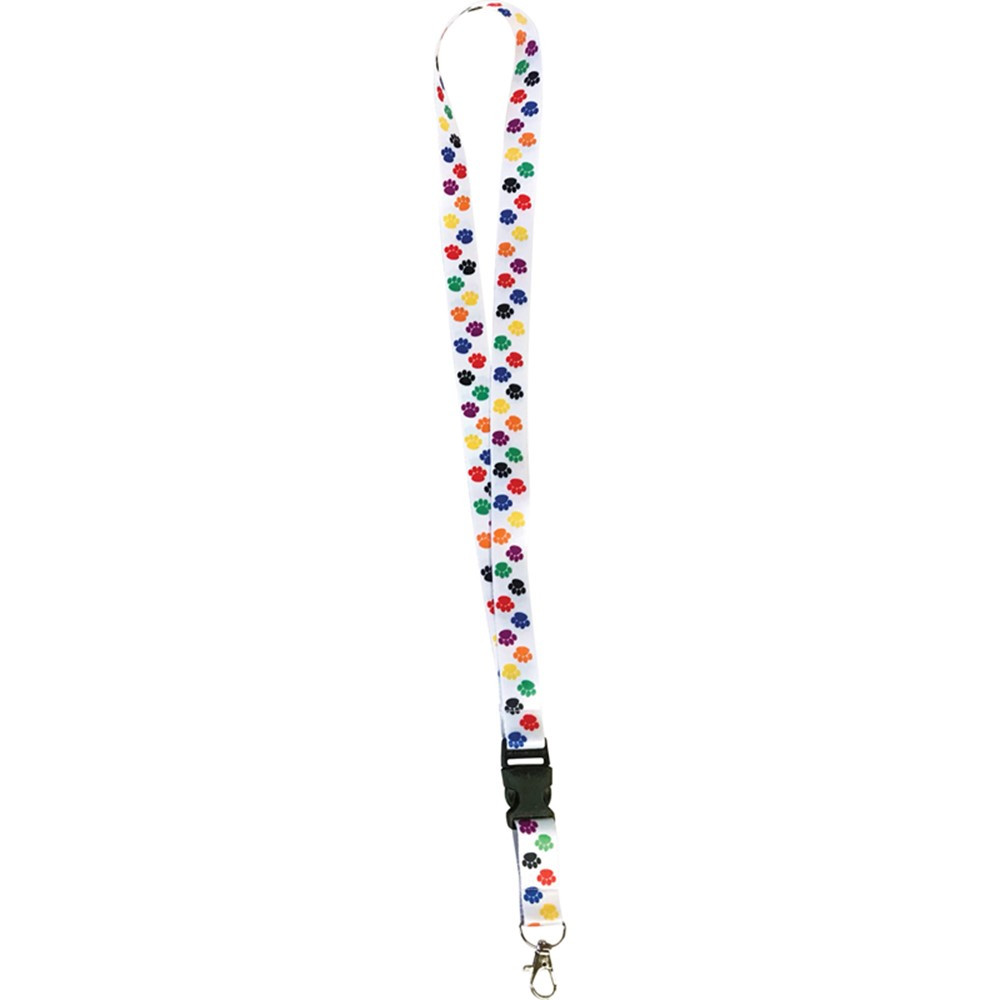 Colorful Paw Print Lanyard - TCR20350 | Teacher Created Resources | Accessories