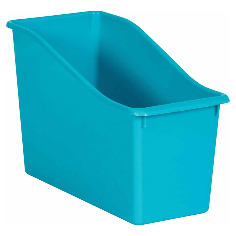 Teal Plastic Book Bin - TCR20387 | Teacher Created Resources | Storage Containers