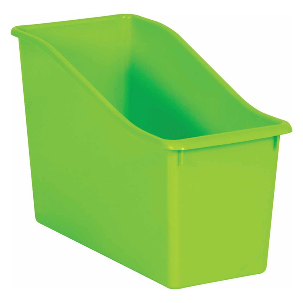 Lime Plastic Book Bin - TCR20388 | Teacher Created Resources | Storage Containers