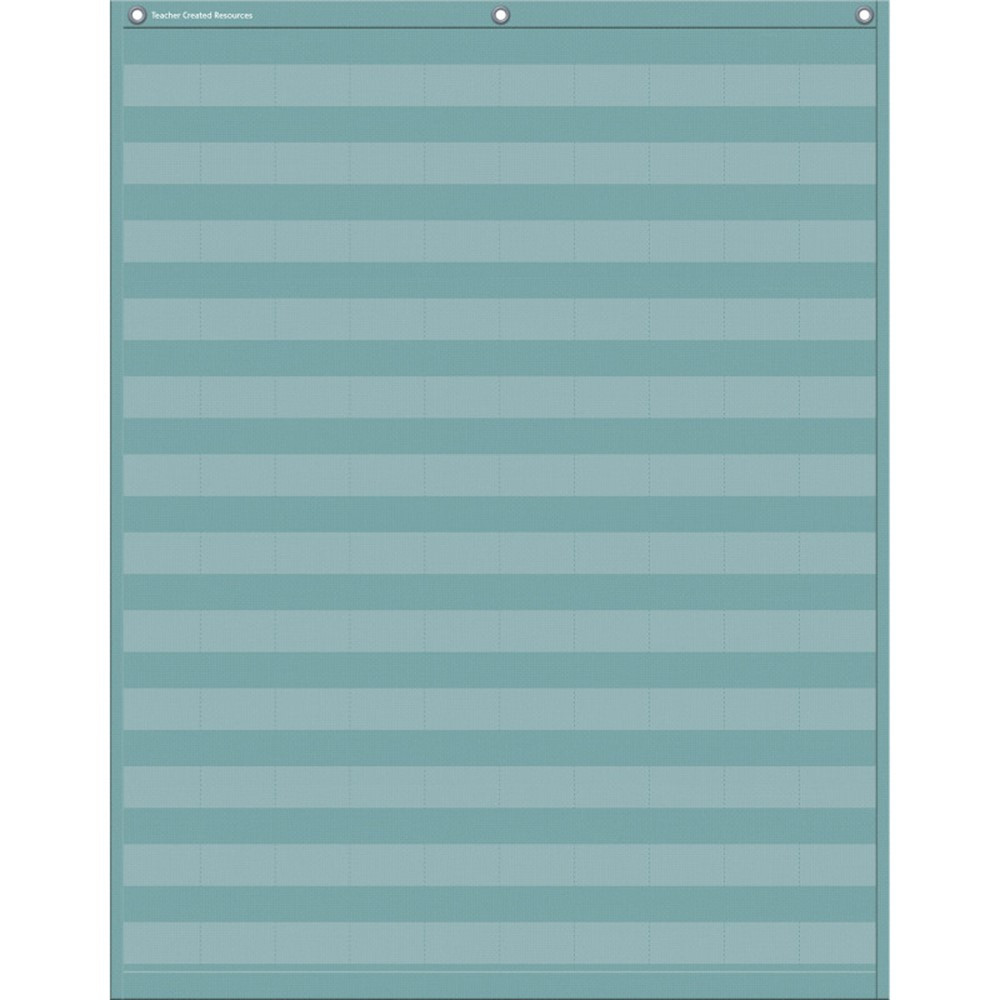 Calming Colors 1-120 Pocket Chart, 28 x 39" - TCR20754 | Teacher Created Resources | Pocket Charts"