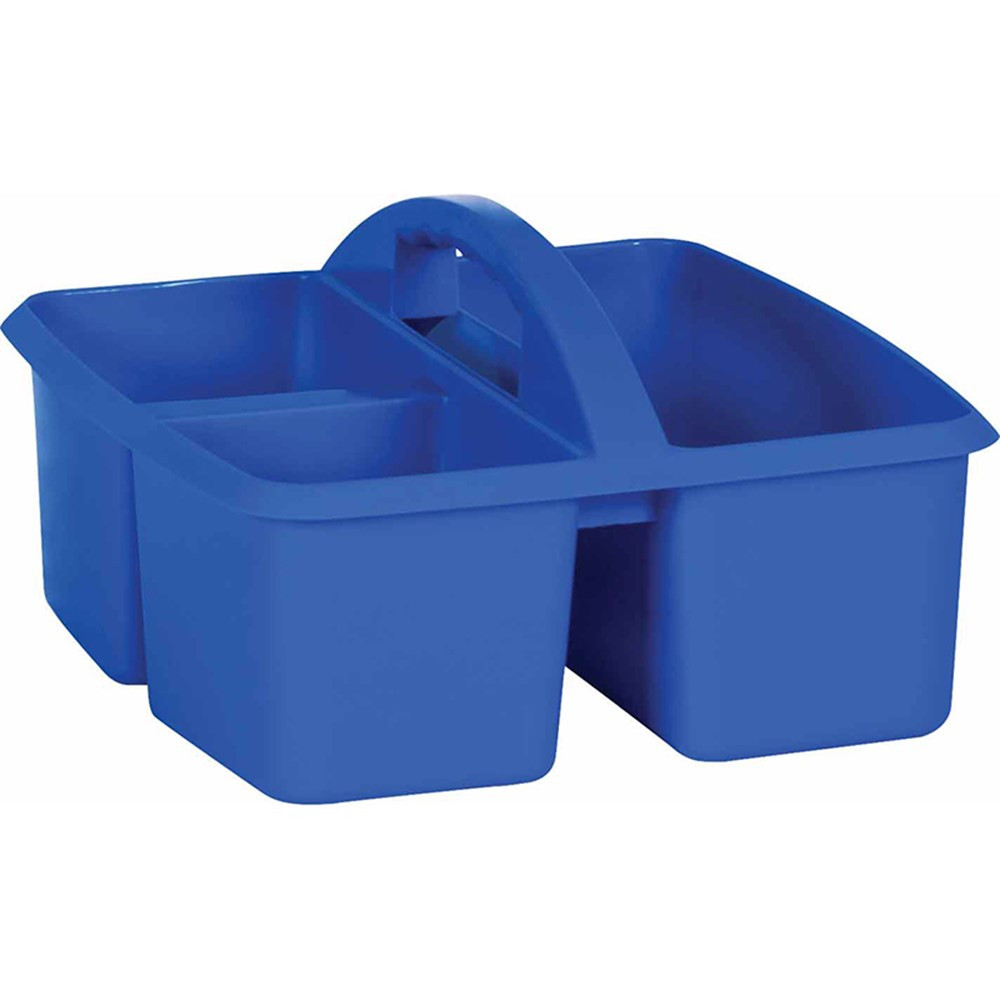 Blue Plastic Storage Caddy - TCR20903 | Teacher Created Resources | Storage Containers