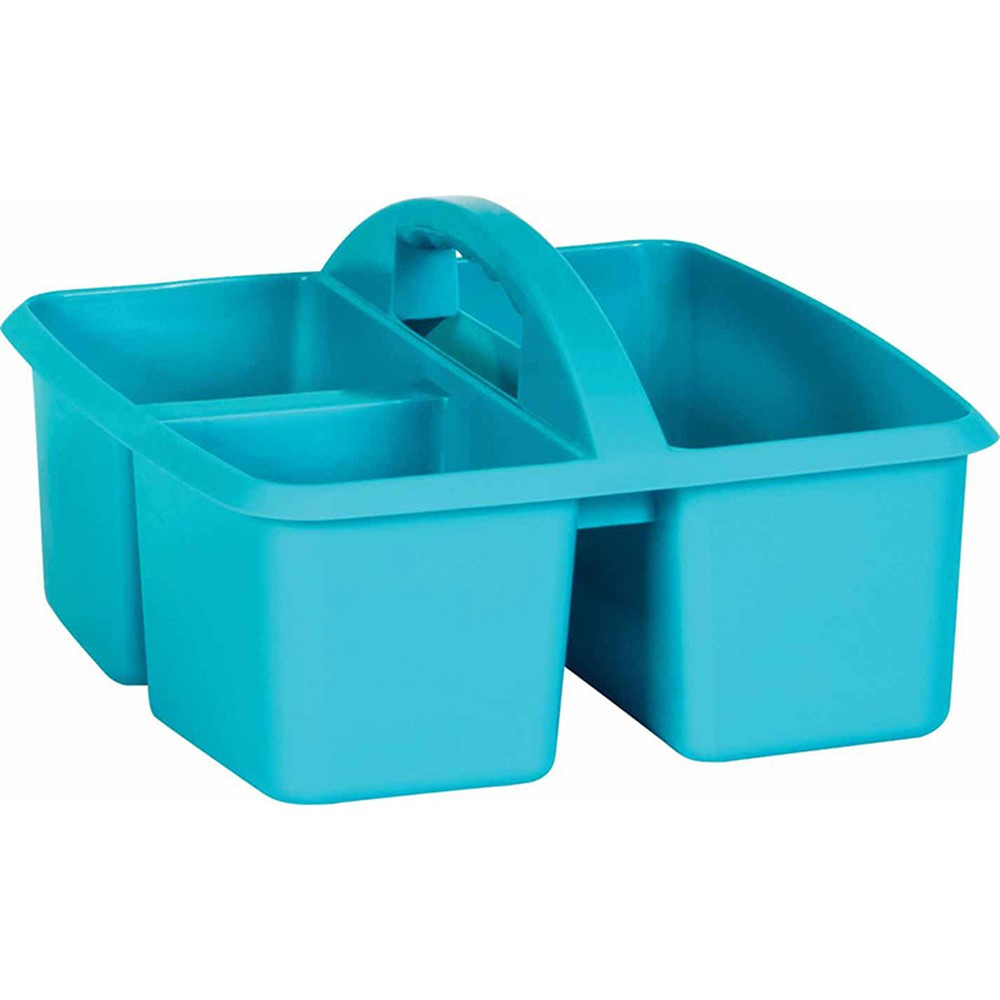Teal Plastic Storage Caddy - TCR20911 | Teacher Created Resources | Storage Containers