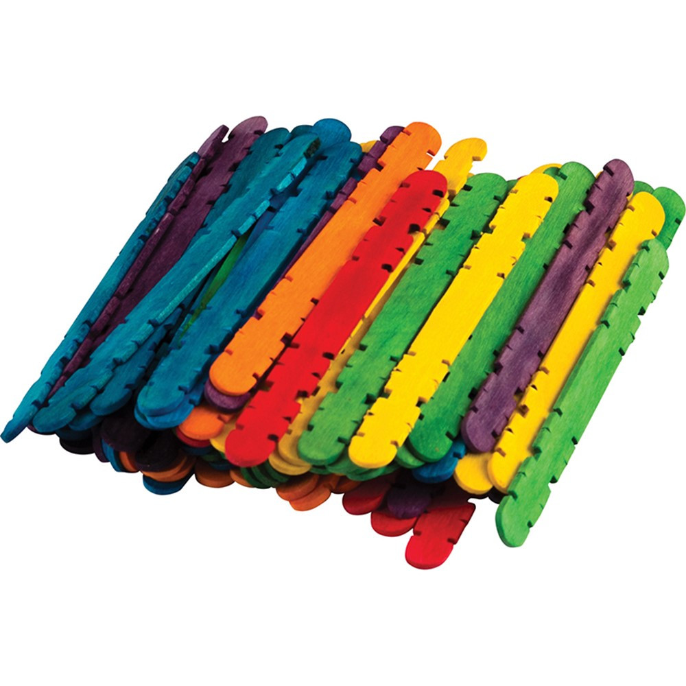 TCR20937 - Multicolor Skill Sticks 250 Ct Stem Basics in Craft Sticks