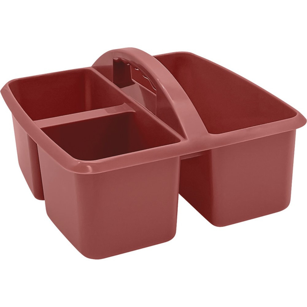 Plastic Storage Caddy, Deep Rose - TCR20954 | Teacher Created Resources | Storage Containers