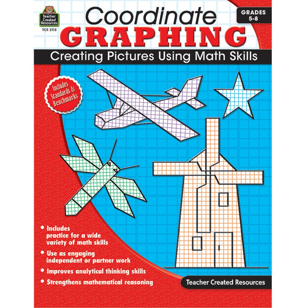 TCR2115 - Coordinate Graphing Gr 5-8 No Cd Included in Graphing