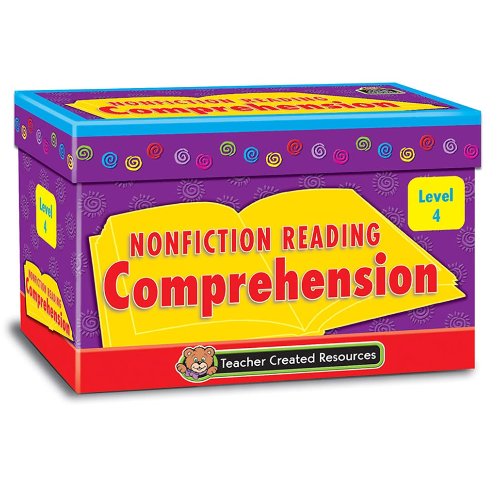 TCR3056 - Nonfiction Comprehension Cards Lvl4 in Comprehension