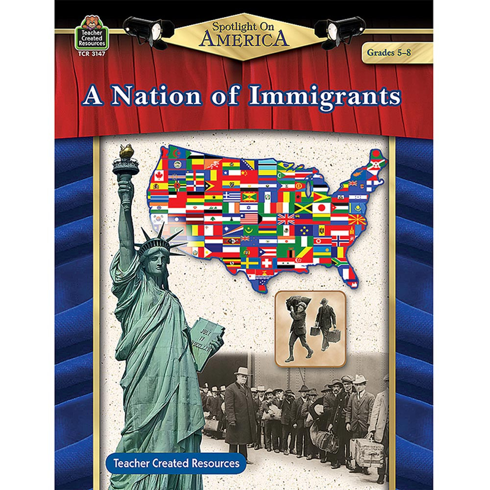 TCR3147 - Spotlight On America A Nation Of Immigrants Gr 5-8 in Cultural Awareness