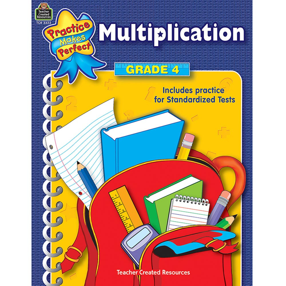TCR3322 - Multiplication Gr 4 Practice Makes Perfect in Multiplication & Division