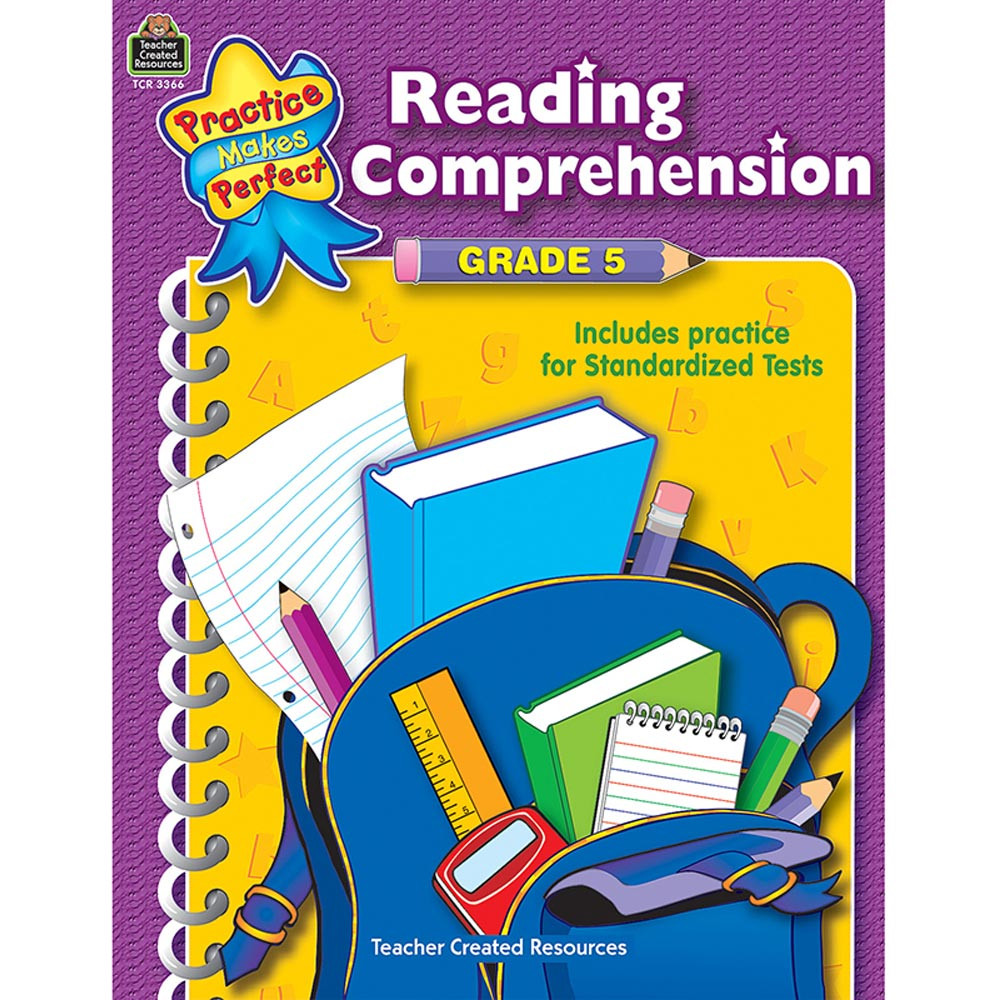 TCR3366 - Reading Comprehension Gr 5 Practice Makes Perfect in Comprehension