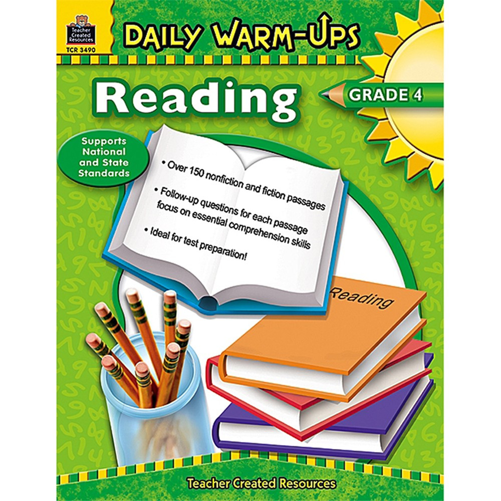 TCR3490 - Daily Warm-Ups Reading Gr 4 in Cross-curriculum Resources