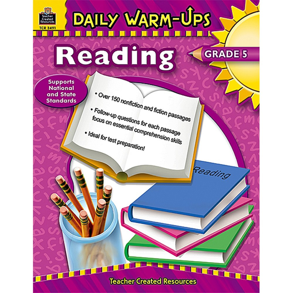 TCR3491 - Daily Warm-Ups Reading Gr 5 in Cross-curriculum Resources