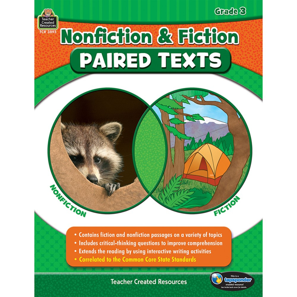 TCR3893 - Nonfiction Fiction Paired Texts Gr3 in Comprehension