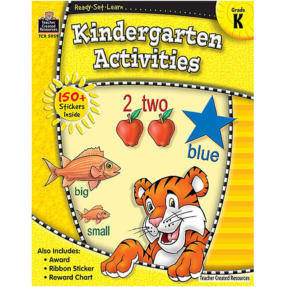 TCR5959 - Ready Set Learn Kindergarten Activities Gr K in Skill Builders