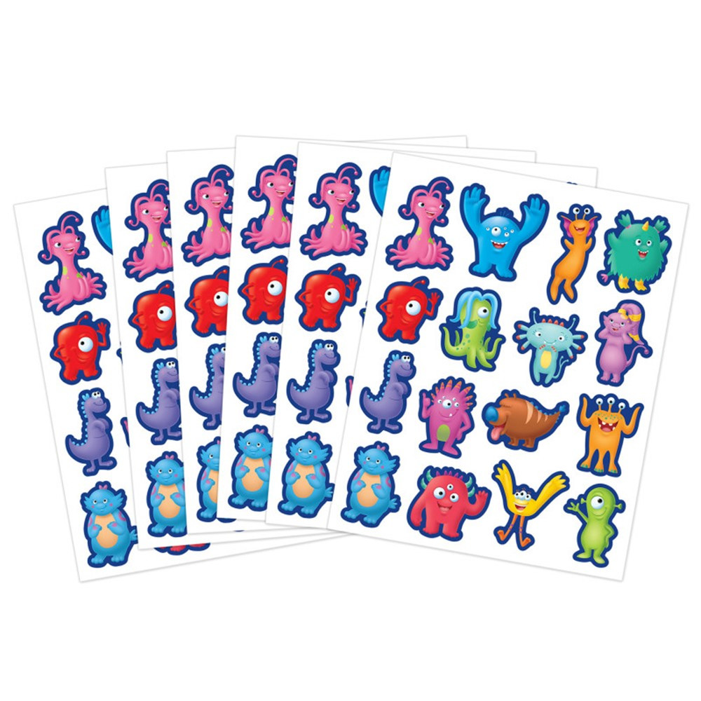 Monsters Stickers, Pack of 96 - TCR7087 | Teacher Created Resources | Stickers