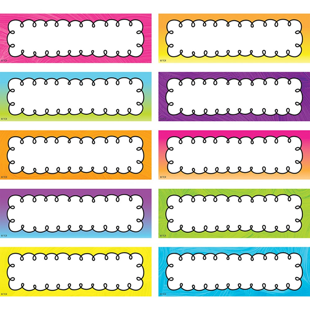Brights 4Ever Labels Magnetic Accents, Pack of 20 - TCR77056 | Teacher Created Resources | Whiteboard Accessories