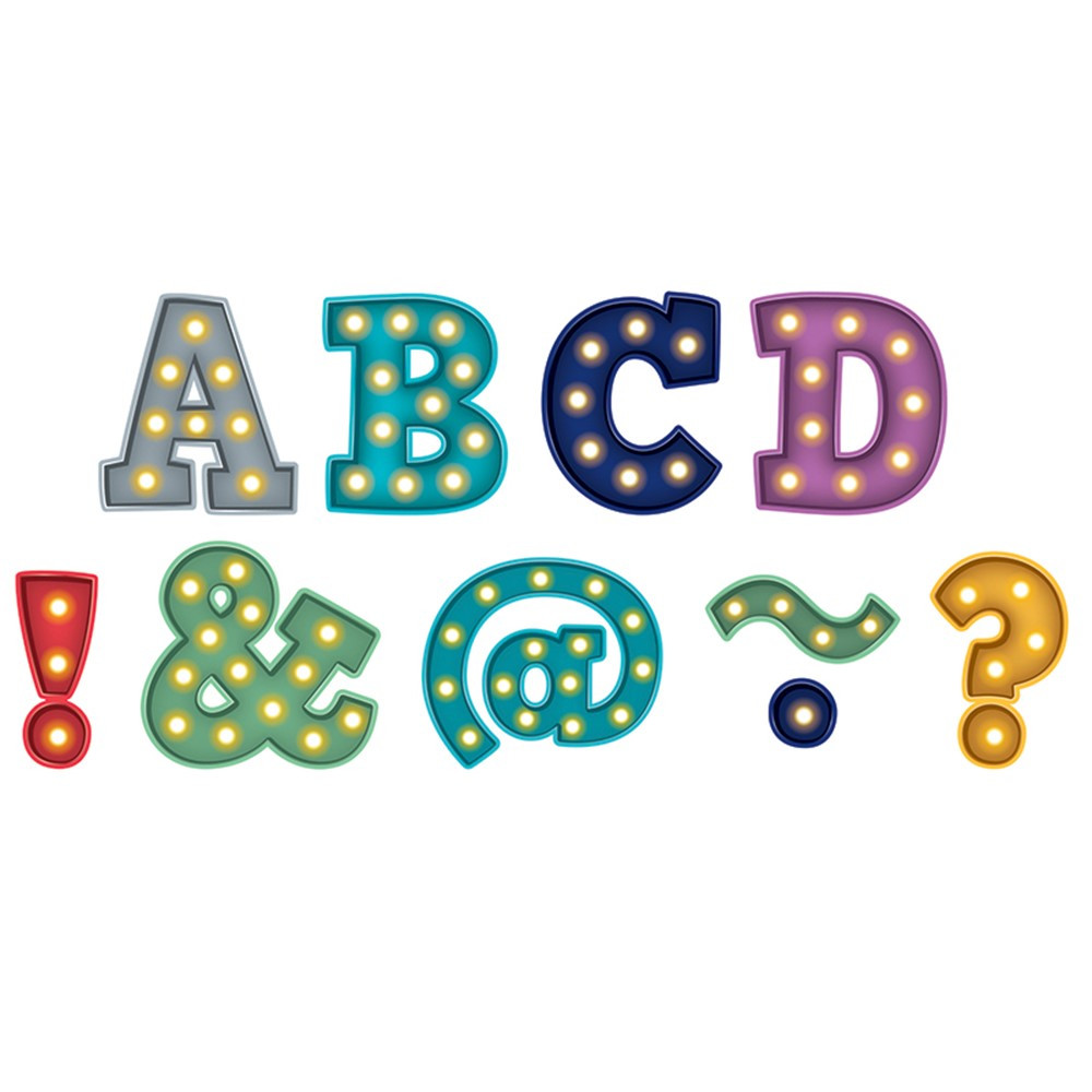 TCR77300 - Marquee Bold Block 2In Magnetic Letters in Letters