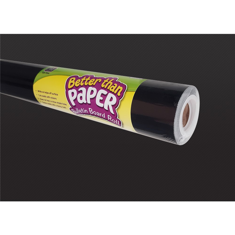 Black Better Than Paper Bulletin Board Roll - TCR77314 | Teacher Created Resources | Deco: Bulletin Board Rolls, Better Than Paper
