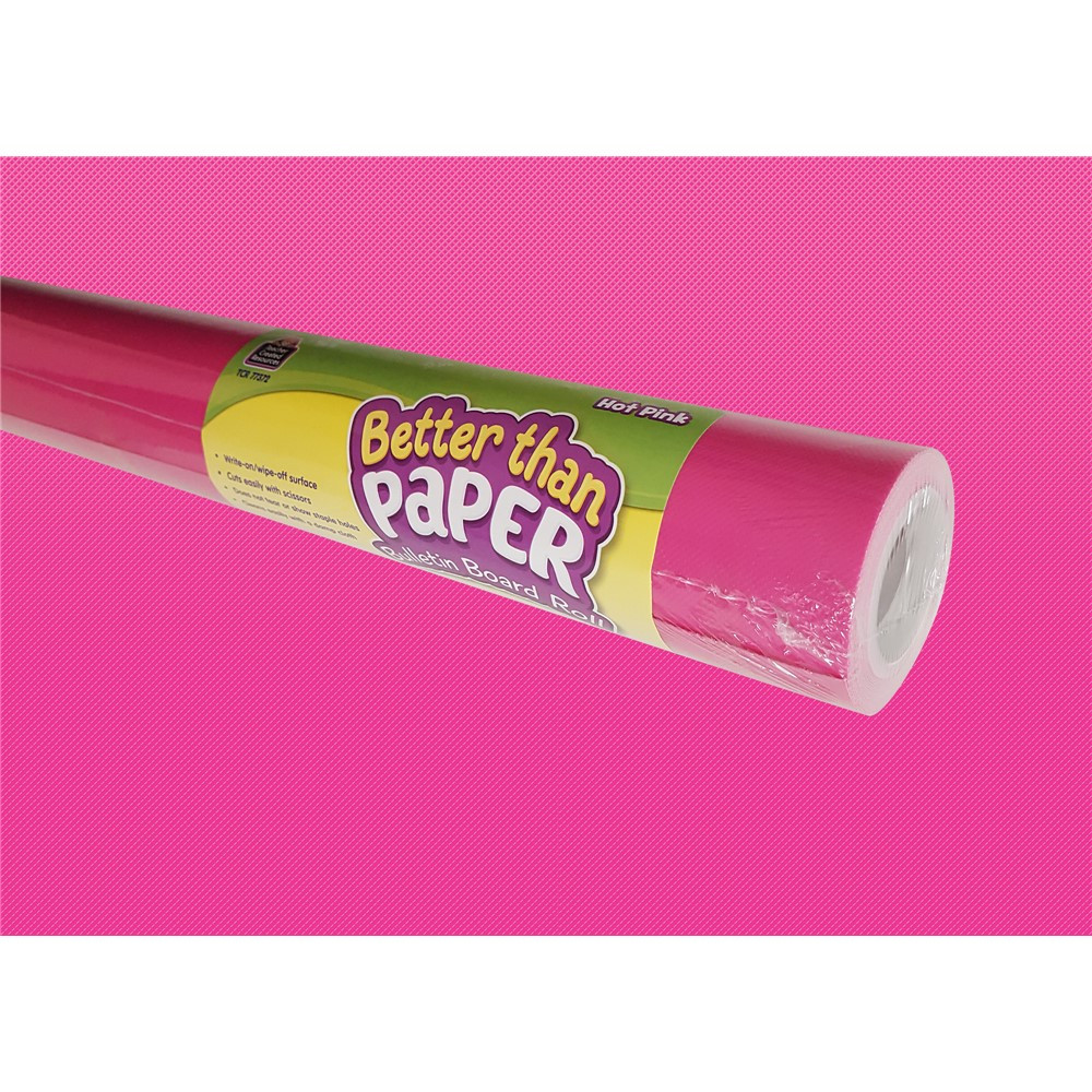 Hot Pink Better Than Paper Bulletin Board Roll - TCR77372 | Teacher Created Resources | Deco: Bulletin Board Rolls, Better Than Paper