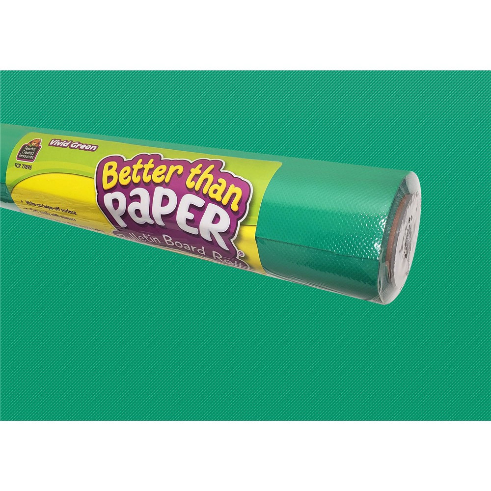 Vivid Green Better Than Paper Bulletin Board Roll - TCR77895 | Teacher Created Resources | Deco: Bulletin Board Rolls, Better Than Paper