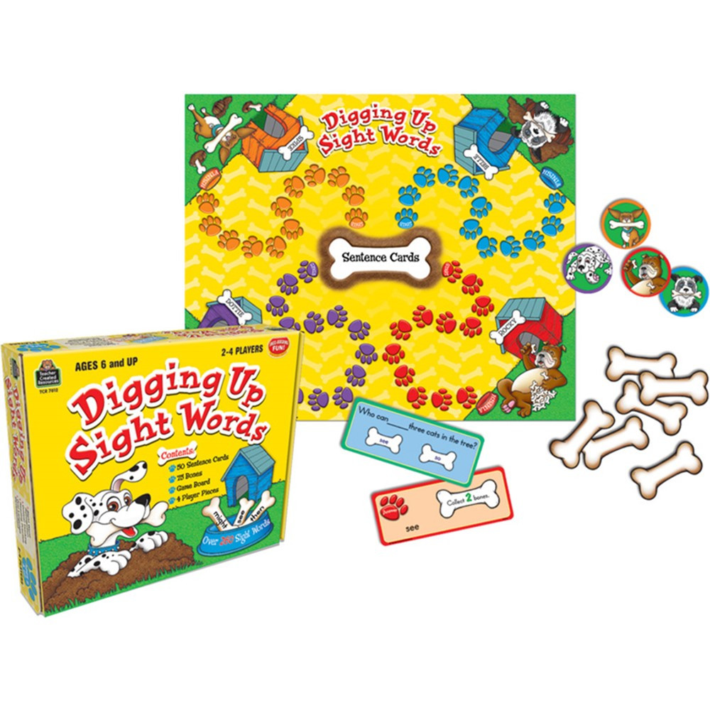 TCR7812 - Digging Up Sight Words Game Ages 6 & Up in Language Arts