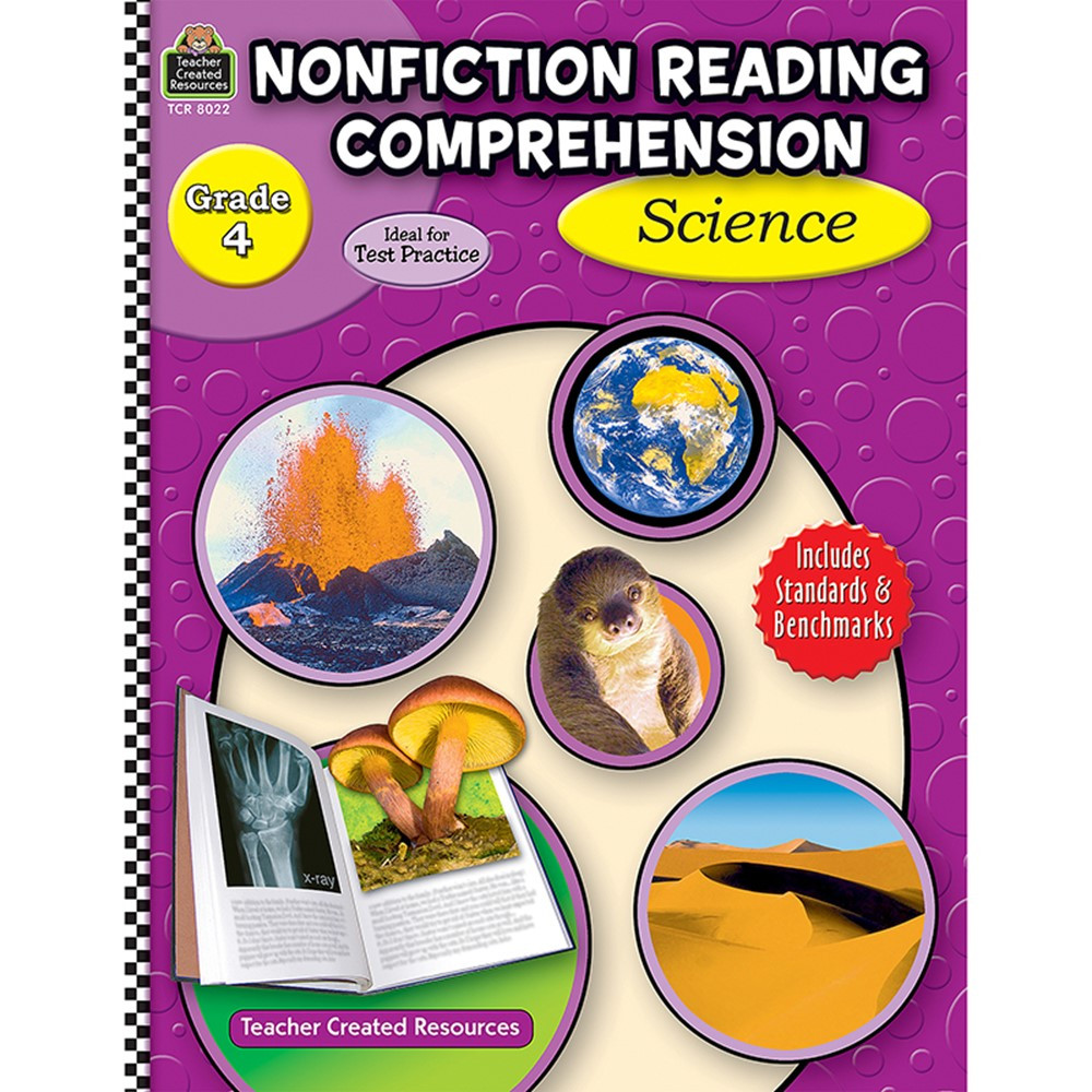 Nonfiction Reading Comprehension: Science, Grade 4 - TCR8022 | Teacher Created Resources | Cross-Curriculum Resources