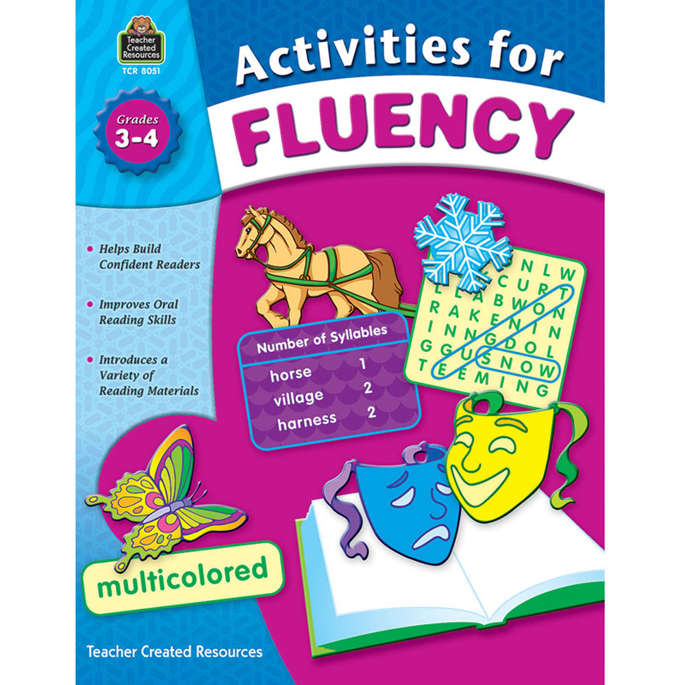 TCR8051 - Activities For Fluency Gr 3-4 in Activities