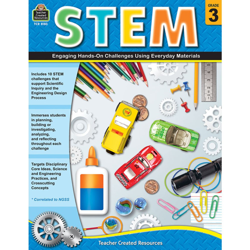 TCR8183 - Stem Using Everyday Materials Gr 3 Engaging Hands-On Challenges in Activity Books & Kits