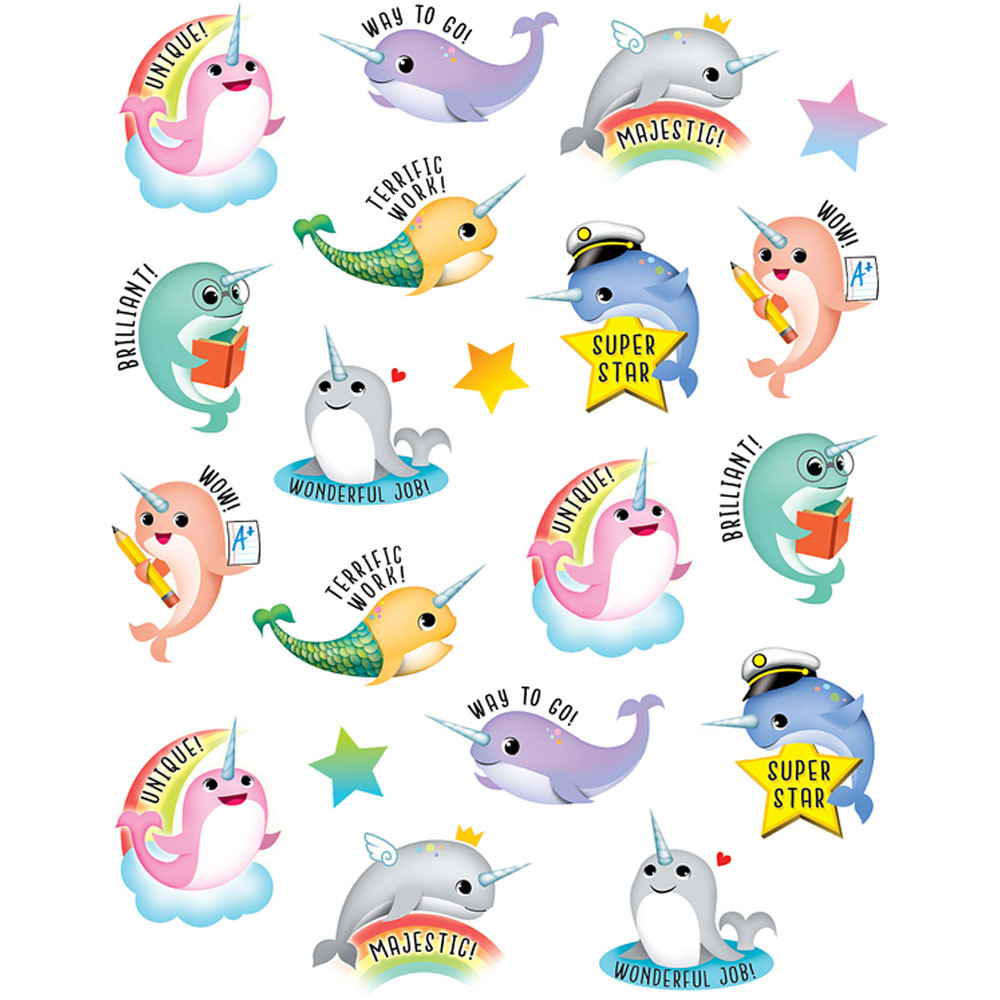 TCR8198 - Narwhals Stickers in Stickers