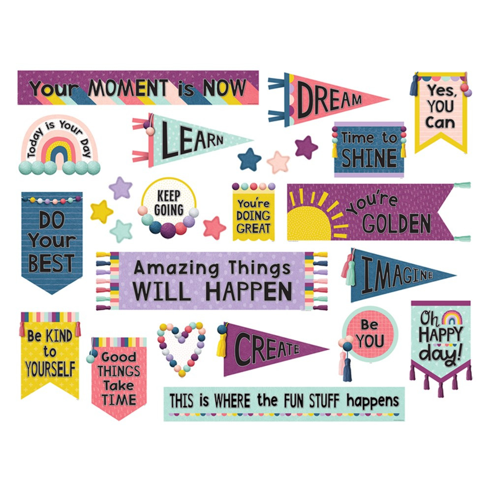 Oh Happy Day Positive Mini Bulletin Board - TCR9023 | Teacher Created Resources | Classroom Theme