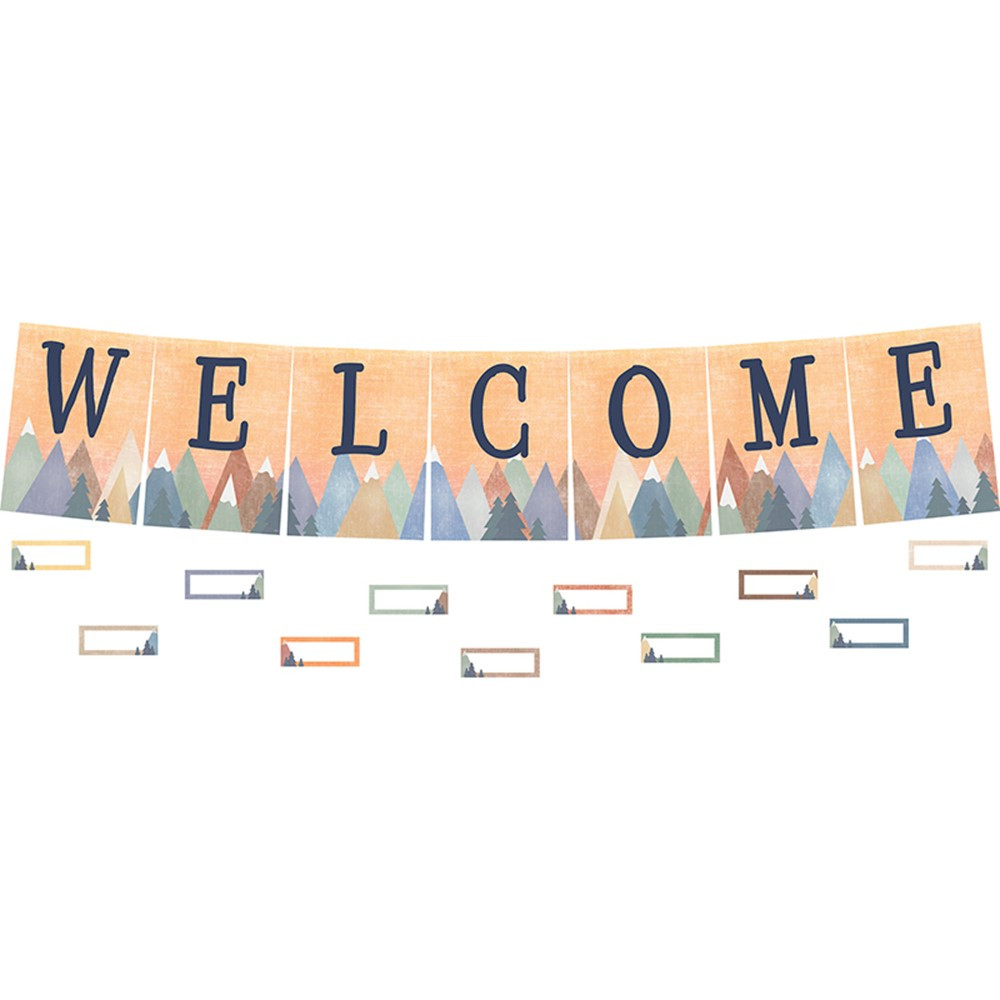 Moving Mountains Welcome Bulletin Board Set - TCR9140 | Teacher Created Resources | Classroom Theme