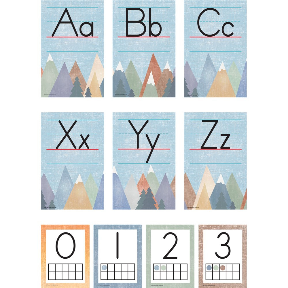 Moving Mountains Alphabet Bulletin Board - TCR9170 | Teacher Created Resources | Deco: Bulletin Boards
