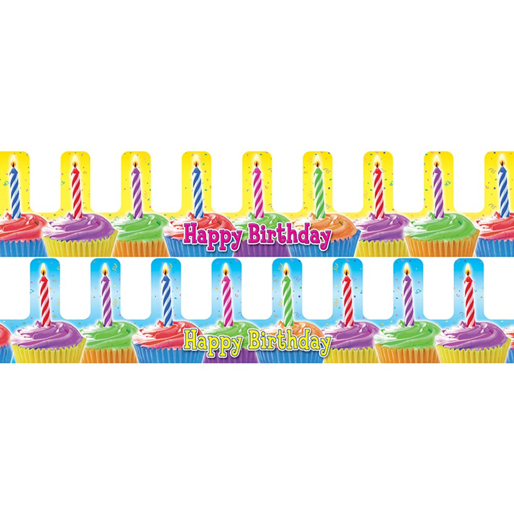TF-1593 - Birthday Cupcake Crowns 36/Pk in Crowns