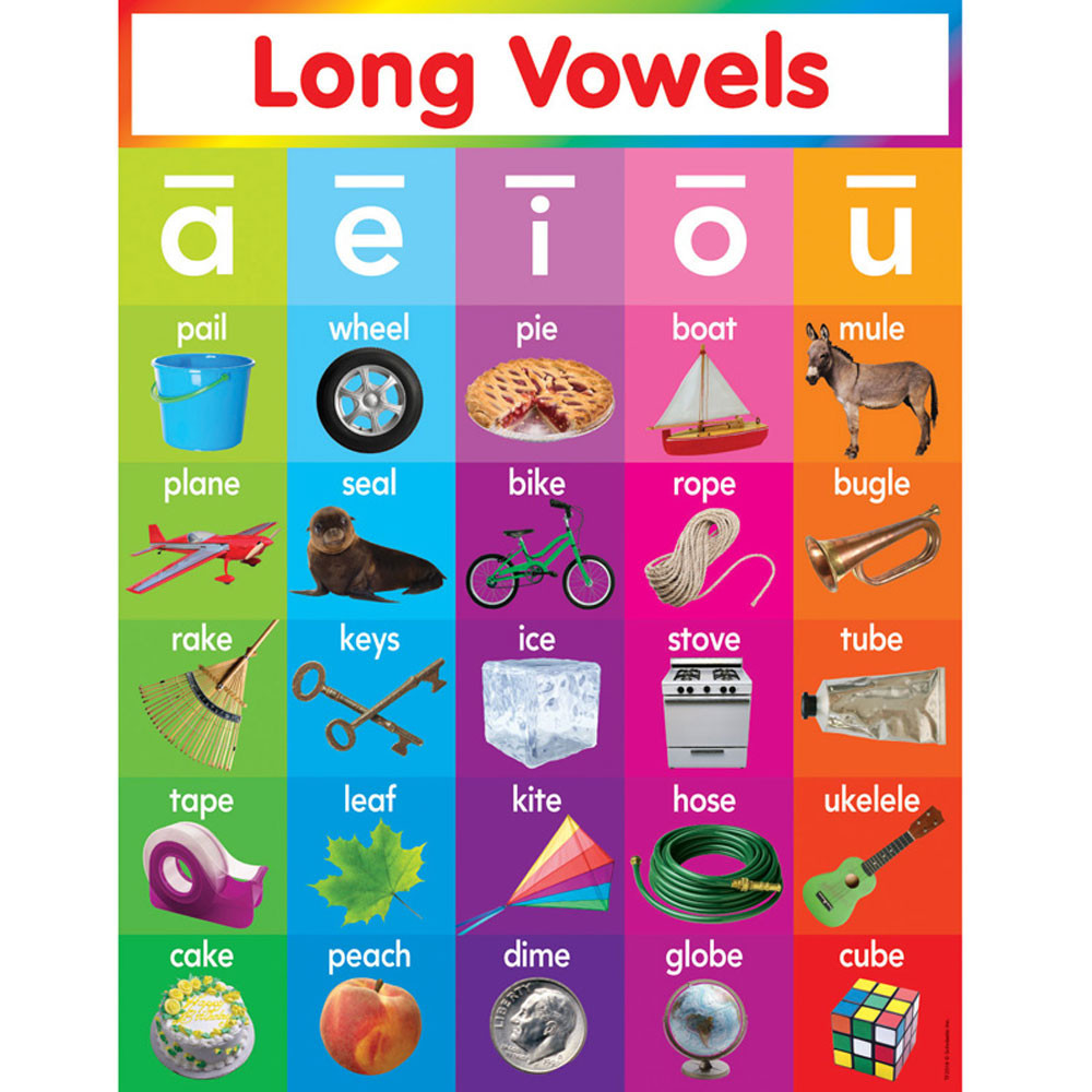 TF-2518 - Long Vowels Chart in Language Arts