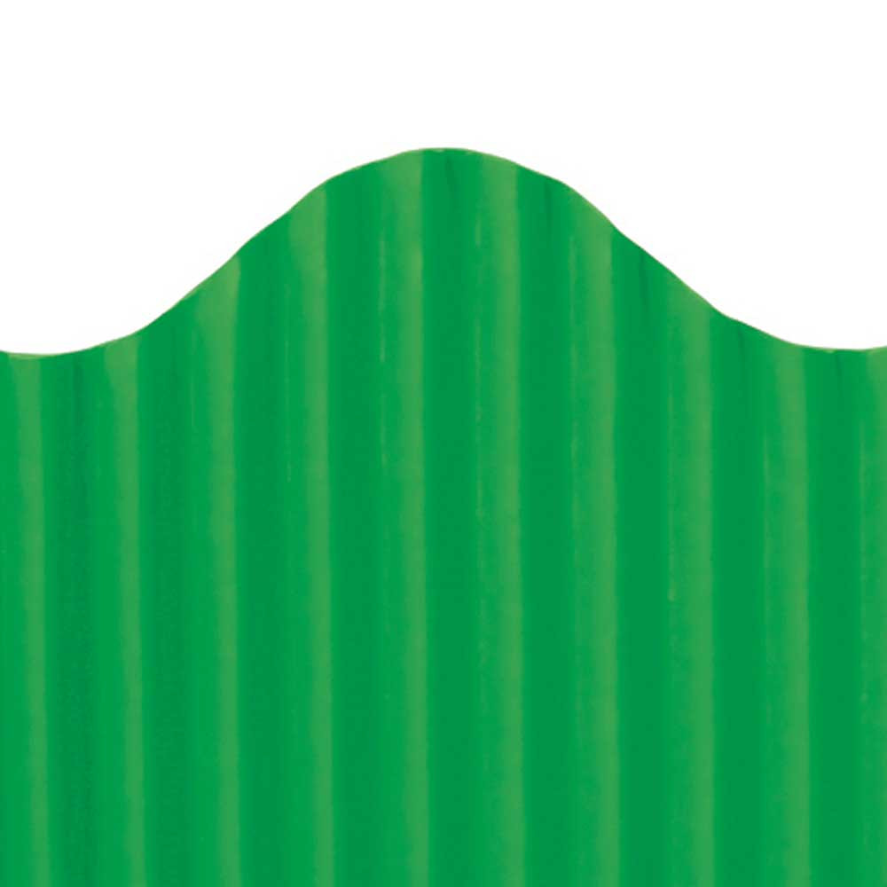 TOP21010 - Corrugated Border Deep Green in Bordette