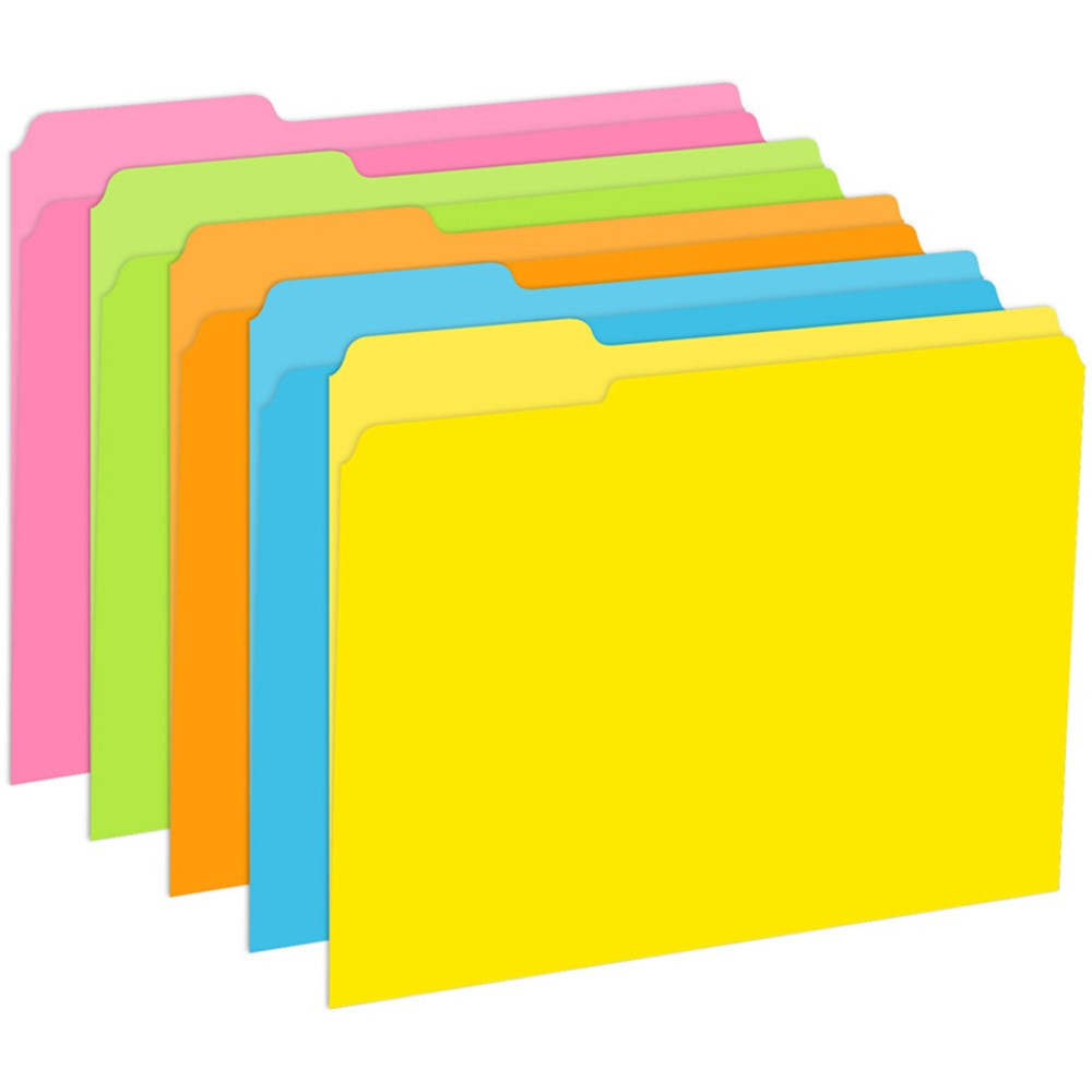 TOP335 - Game Folders Brite Colors in Folders
