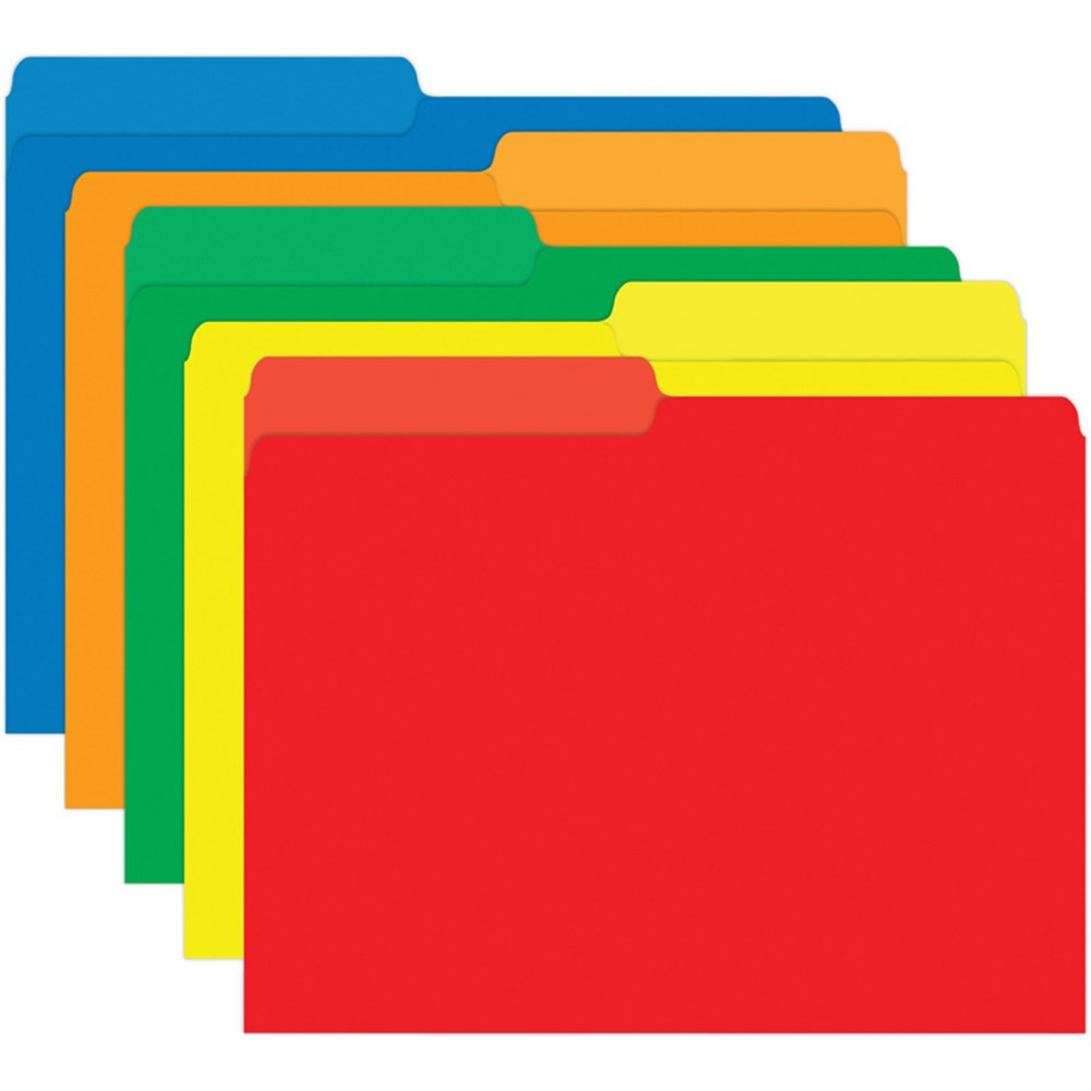 TOP3370 - Primary Assorted Mini File Folders in Folders
