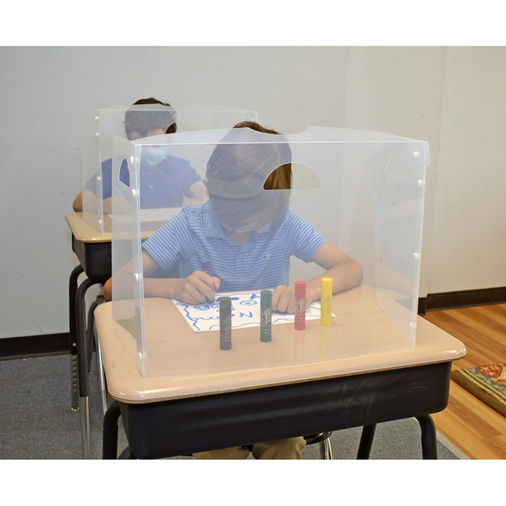Personal Space Desk Dividers, PreK-Elementary, Frosted, Single - TPG987 | The Pencil Grip | Wall Screens