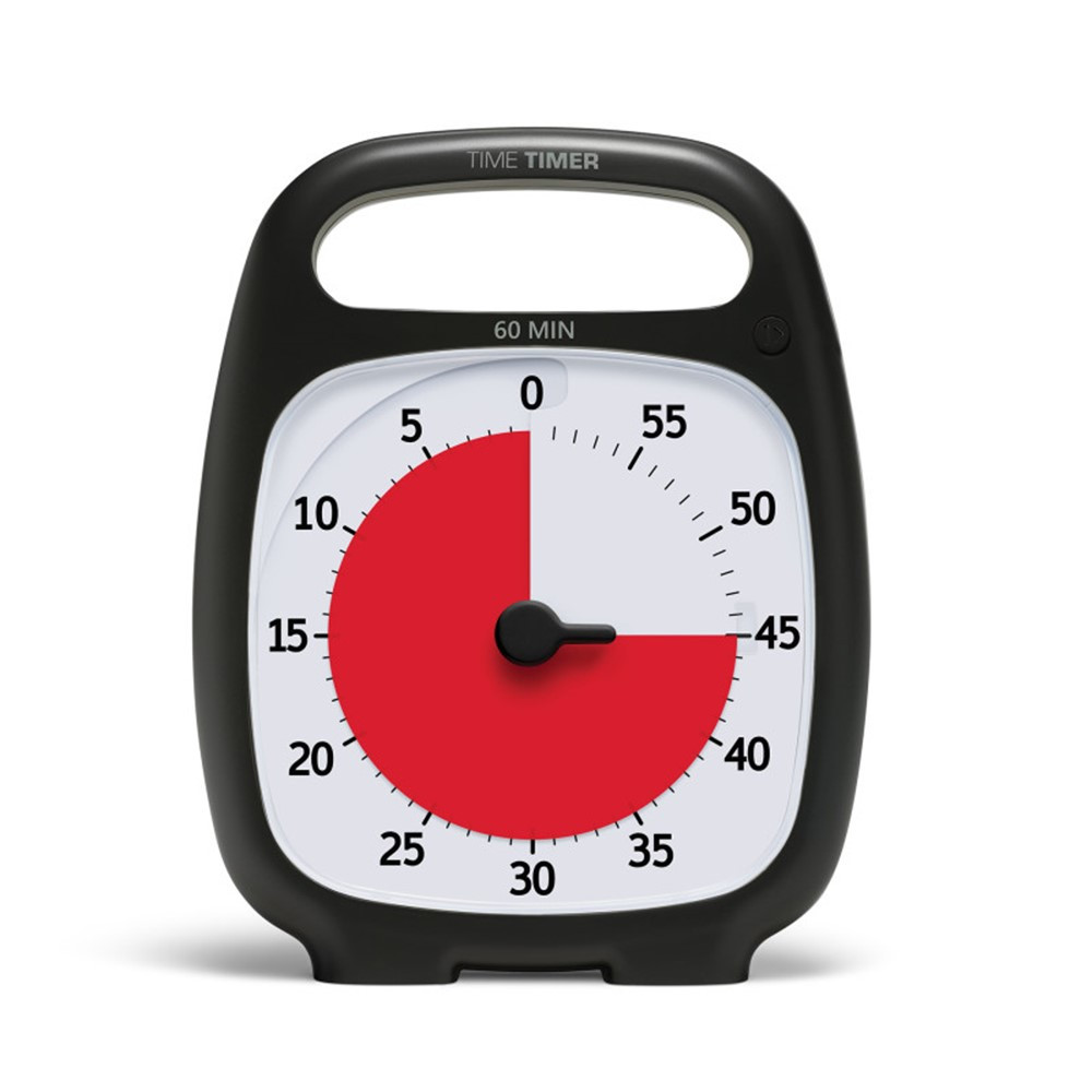 PLUS, 60 Minute Timer, Black - TTMP7WBLK | Time Timer Llc | Timers