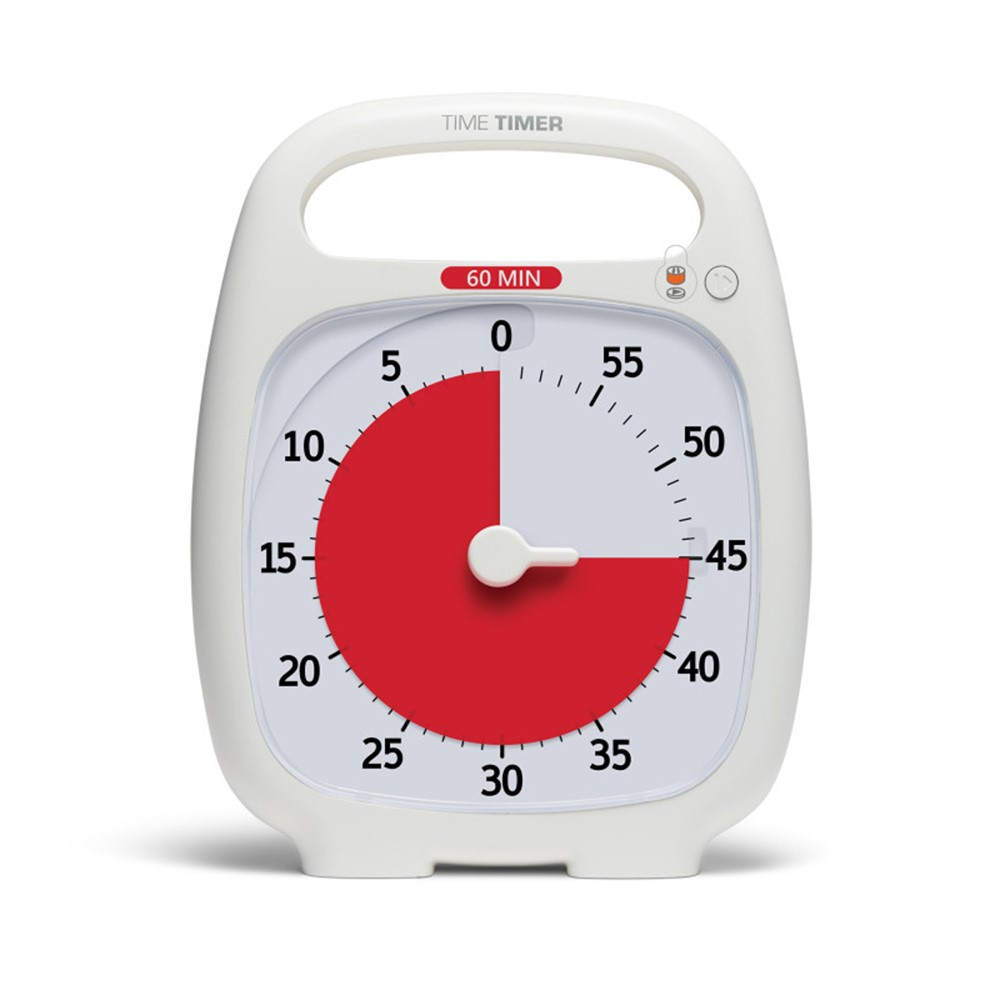 PLUS, 60 Minute Timer, White - TTMP7WWHT | Time Timer Llc | Timers