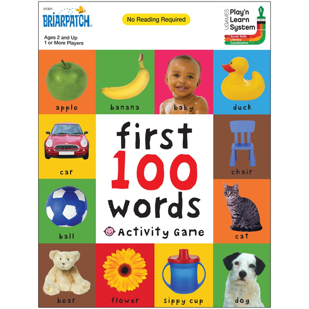 First 100 Words Activity Game - UG-01301 | University Games | Language Arts