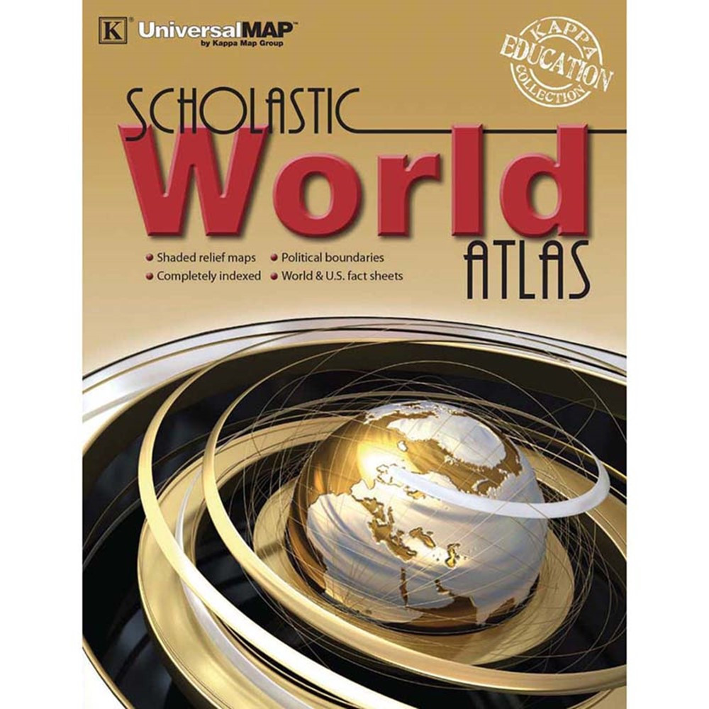 UNI11768 - World Atlas in Maps & Map Skills