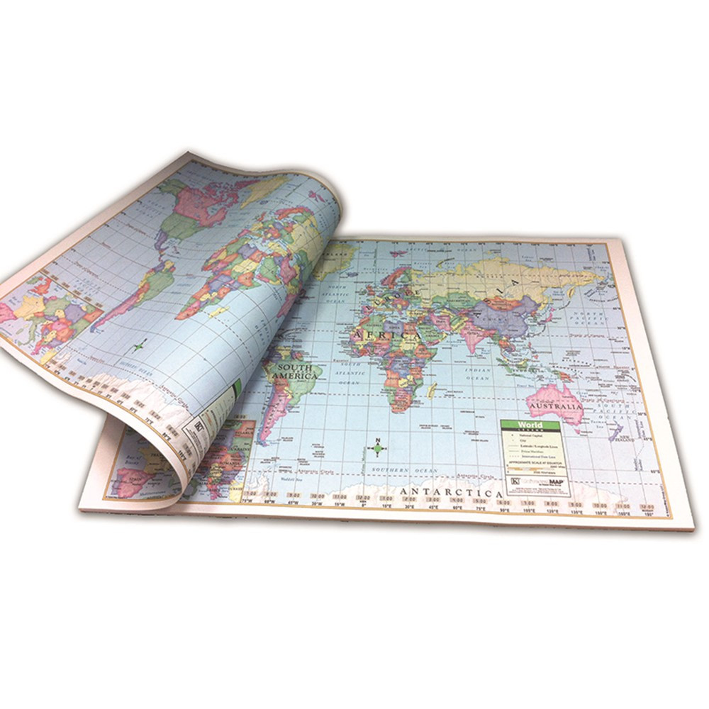 UNI16310 - World Study Pads in Maps & Map Skills