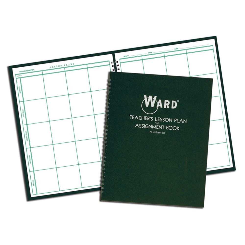 WAR18 - Teacher Plan Book 8 Period in Plan & Record Books