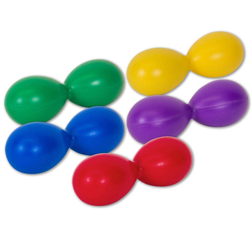 Double Egg Shakers, Set of 5 - WEPSH90115 | Westco Educational Products | Instruments