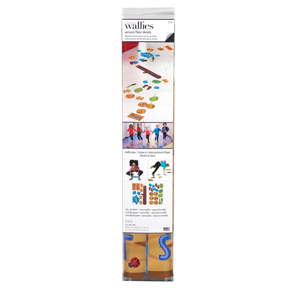 Puddle Jumping Sensory Vinyl Floor Decals, 29 Pieces - WLE17005 | The Mccall Pattern Company Inc | Classroom Activities