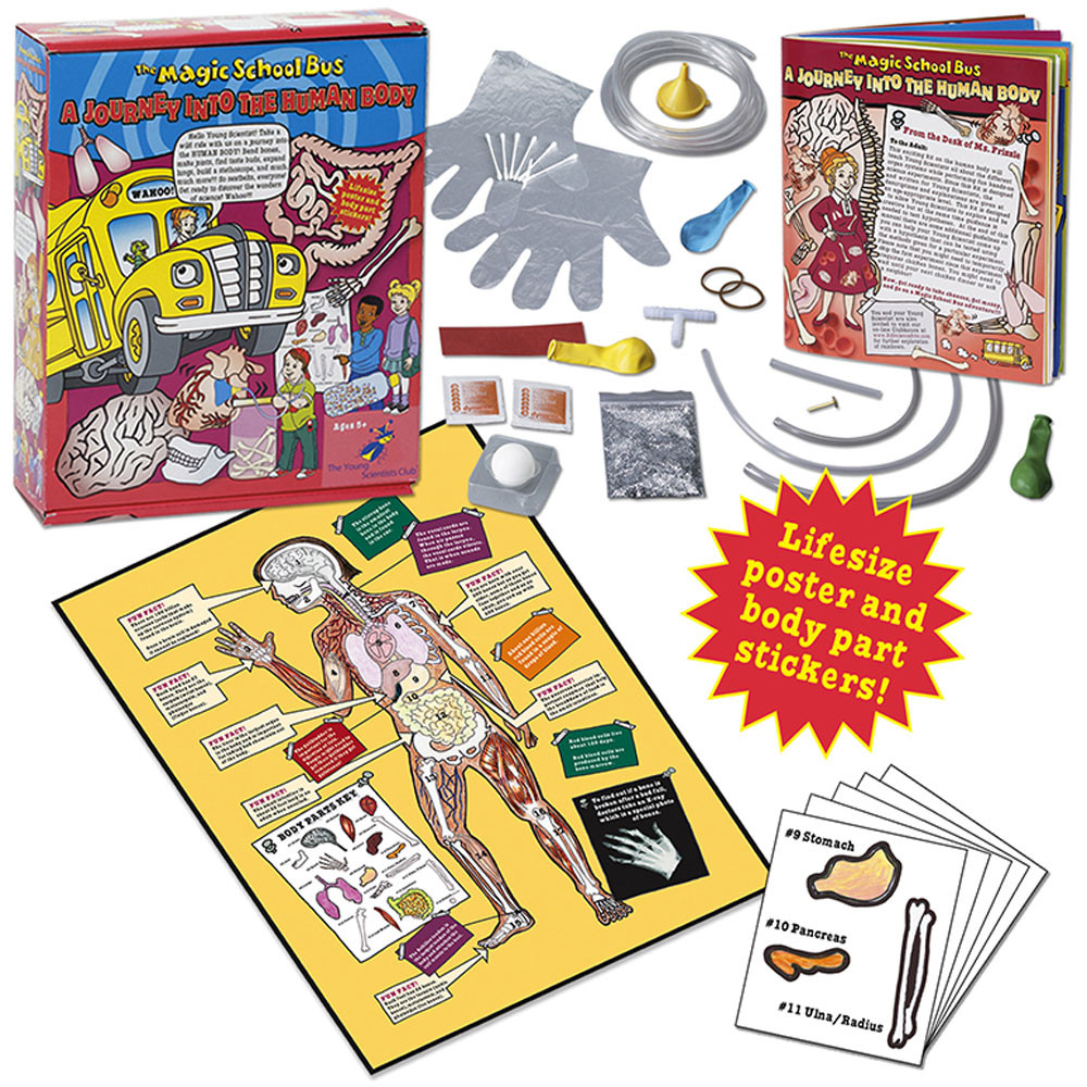 YS-WH9251125 - The Magic School Bus A Journey Into The Human Body Kit in Activity Books & Kits