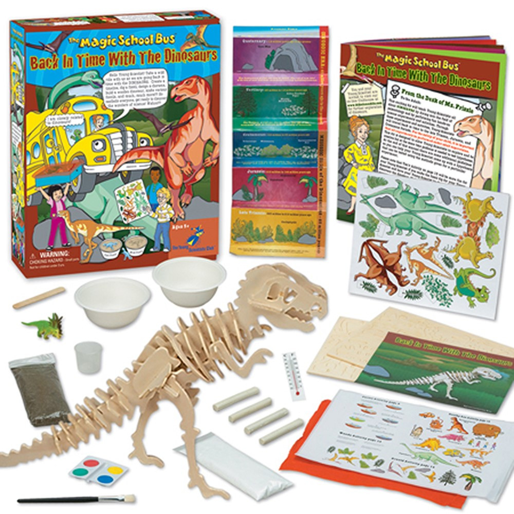 YS-WH9251137 - Back In Time With The Dinosaurs The Magic School Bus in Activity Books & Kits