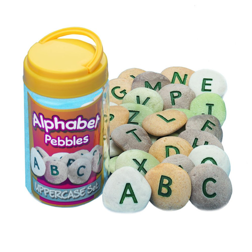 YUS1009 - Uppercase Alphabet Pebbles in Letter Recognition
